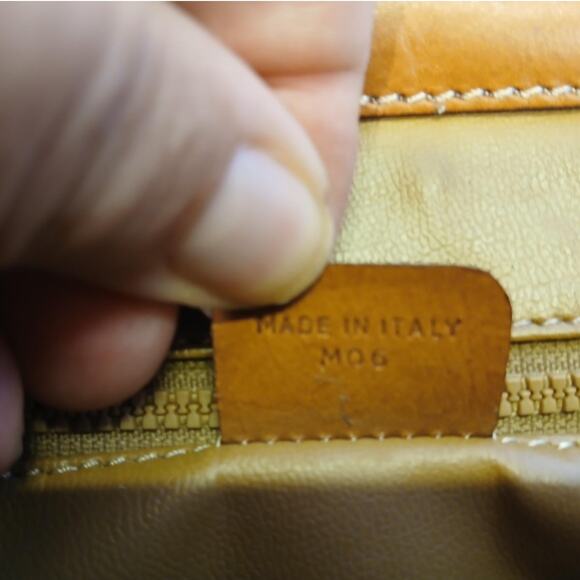 Authentic Celine Triomphe Logo Macadam Beige Crossbody Bag - Picture 12 of 16